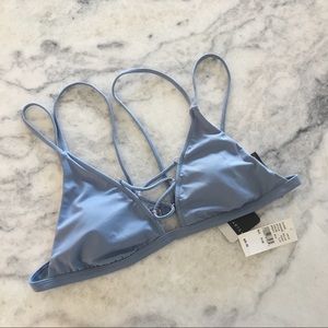 Baby Blue strappy bikini top